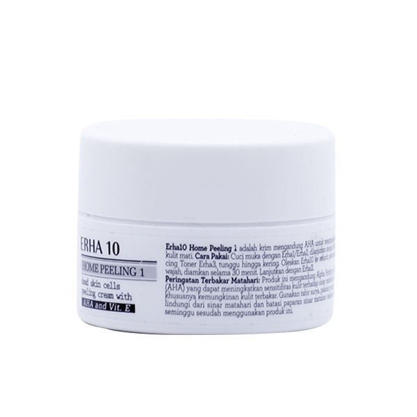 ERHA 10 Home Peeling 1 with AHA & Vit. E 10g - Krim Peeling Tahap 1