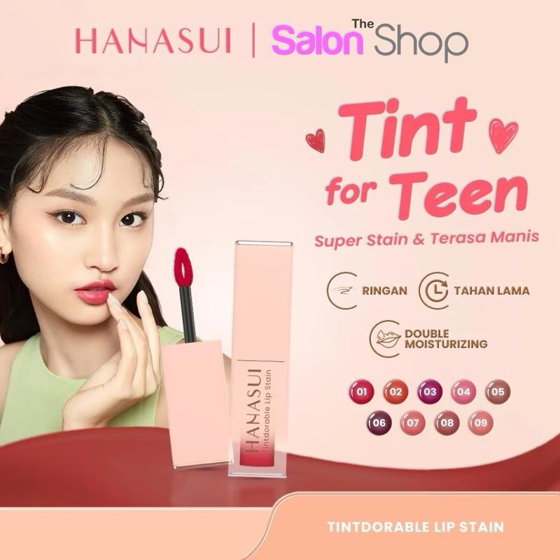 HANASUI Tintdorable Aqua Jelly Lip Stain – Transferproof Glow Tint Lipstick