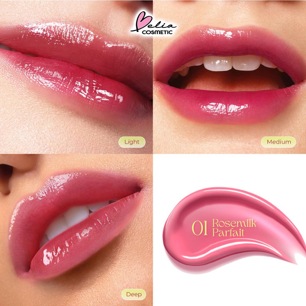 WARDAH Moist Dew Tint 3g – Glossy Tint | Oatmilk & Pentavitin | Hydrating Lip Glow