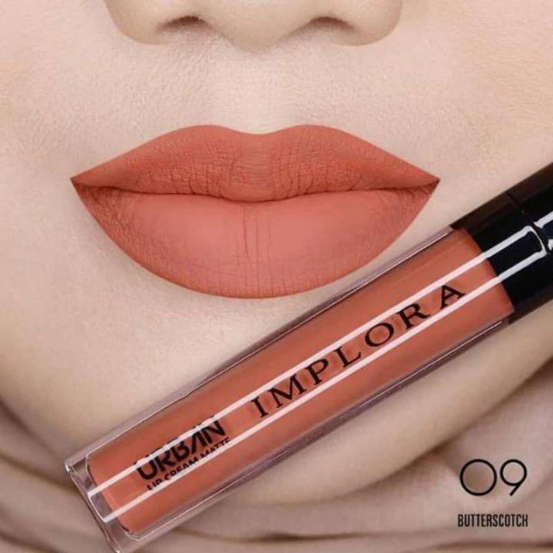 Implora Urban Lip Cream Matte Lip Velvet NEW - 100% Original Product by Implora Cosmetics - 6 Shades Available