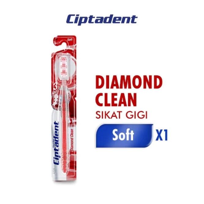 Ciptadent Sikat Gigi SINGLE Card Crystal / Diamond Clean SOFT