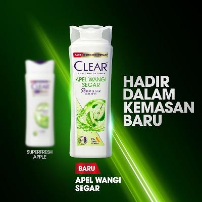 CLEAR Apple Fresh Anti-Dandruff Shampoo 160ml | Refreshing Apple Scent for Clean & Healthy Scalp