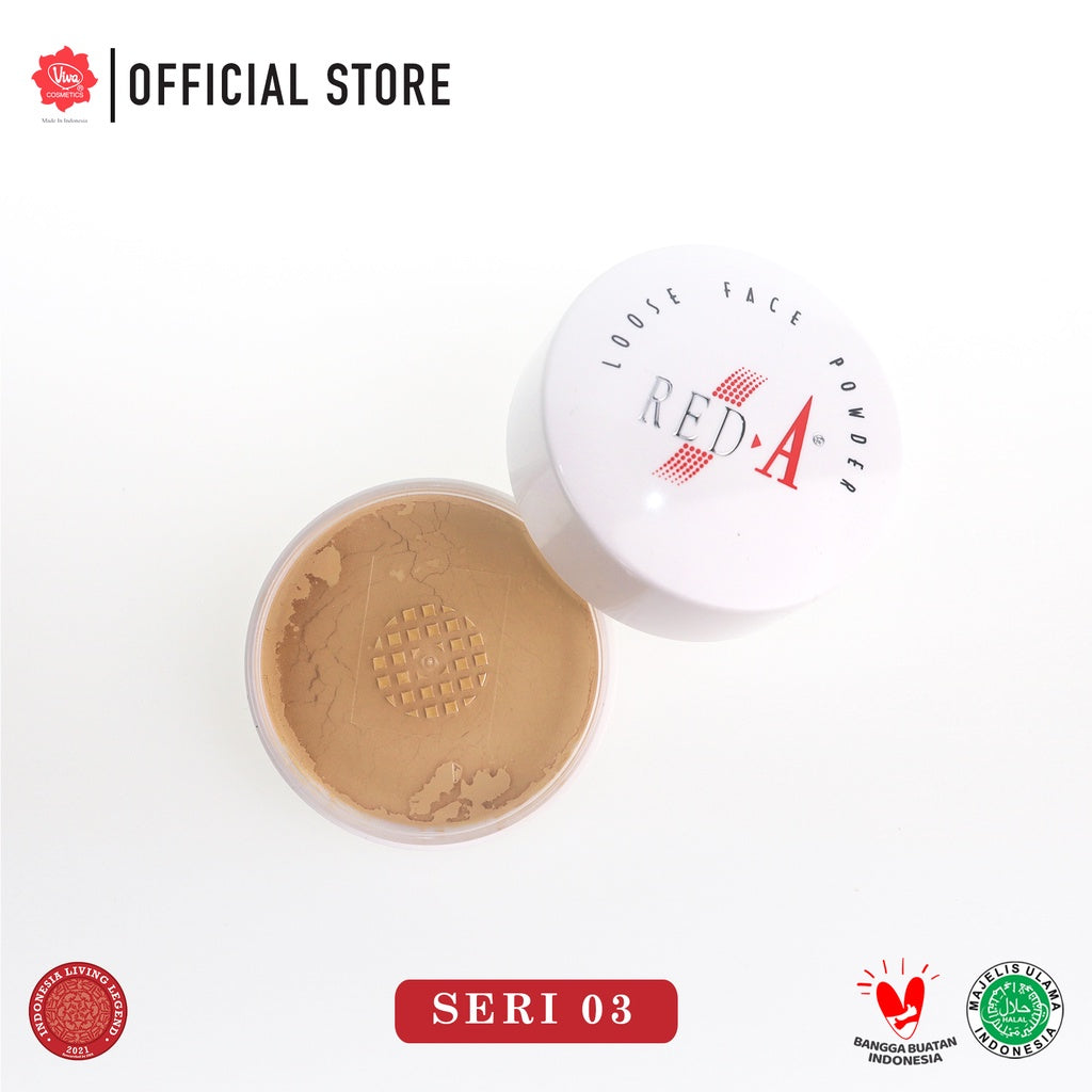 Red-A Loose Face Powder (Tersedia 4 Varian Warna)