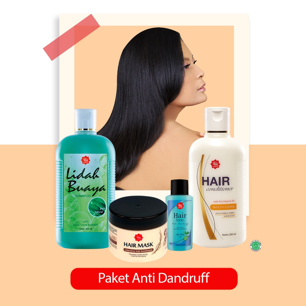 [PROMO] Paket Anti Dandruff (Anti Ketombe) with COLLAGEN, JOJOBA OIL & VIT B5