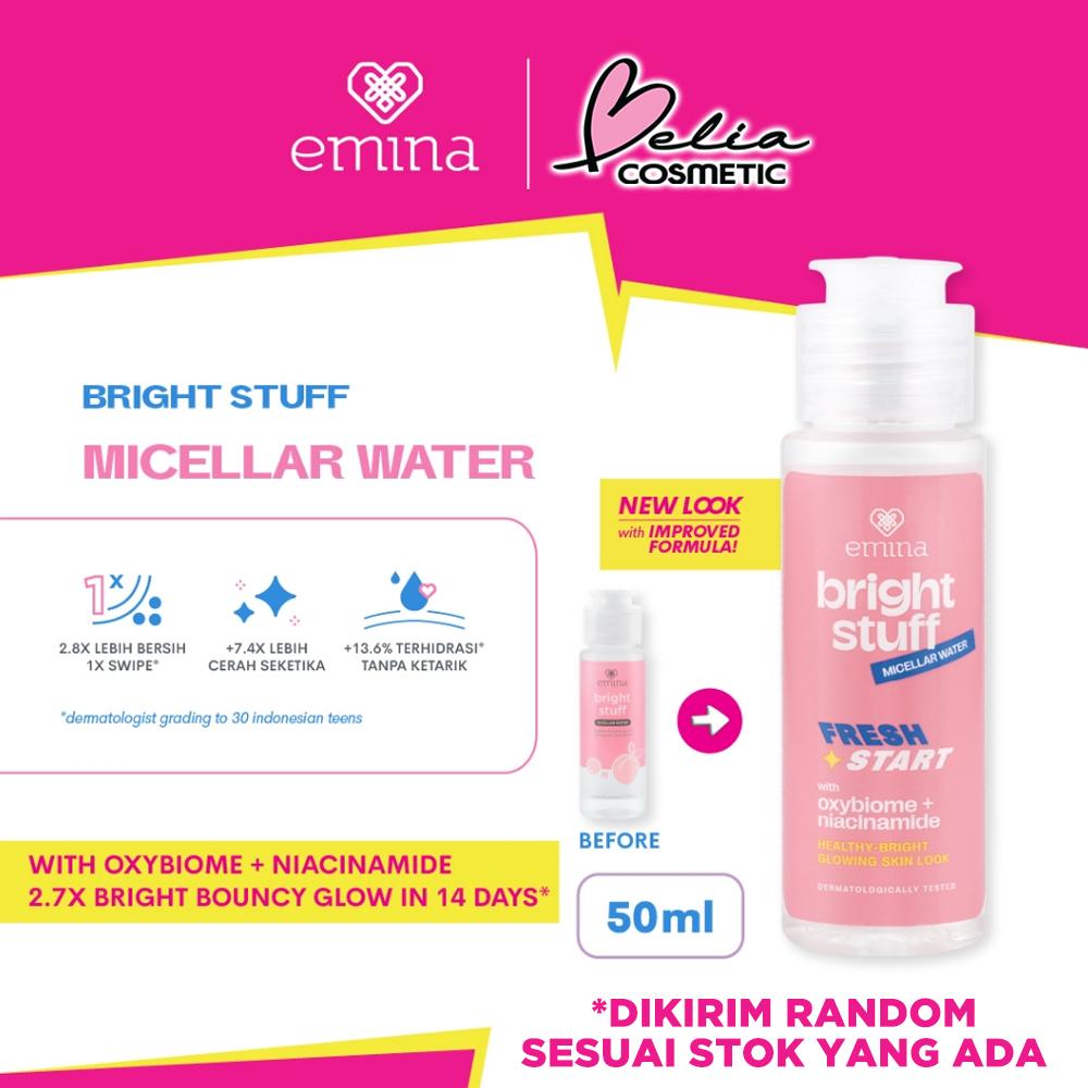 Emina Bright Stuff Skincare Set | Acne-Prone Skin | Face Wash - Toner - Serum - Moisturizer - Tone Up Cream