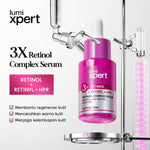 Lumixpert Retinol Complex Serum 20ml Membantu regenerasi kulit dengan stabil untuk merawat kulit berjerawat, menghaluskan tekstur