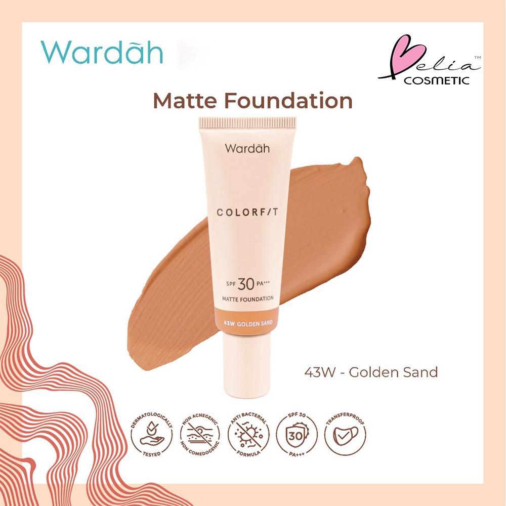 WARDAH Colorfit Makeup Set – Matte Foundation & Glow Cushion (Full/Refill)
