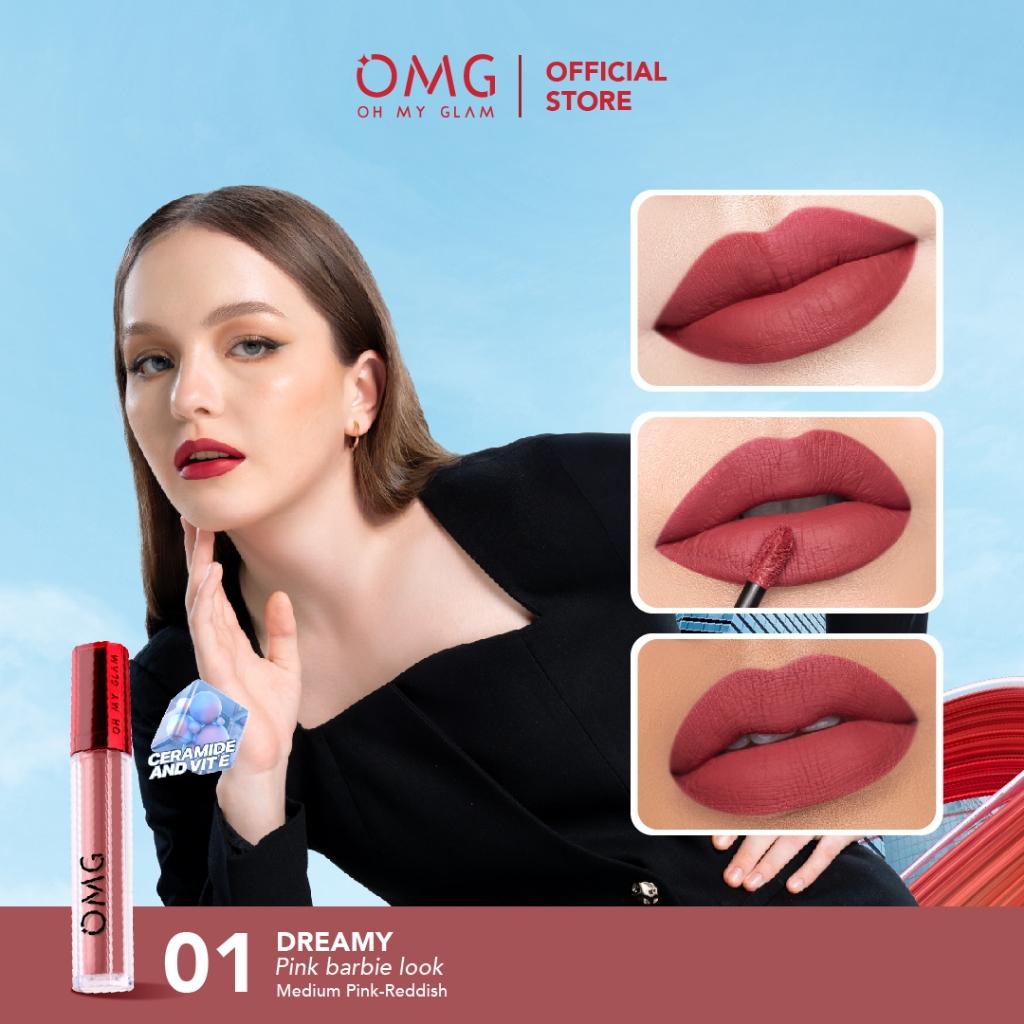 FANCY X JULOI BEAUTY OMG Oh My Glam Mattelast Lip Cream 2.9g | Lip Cream Matte Dengan Warna Intense, Tahan Lama & Ringan