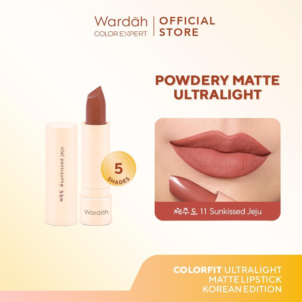 Wardah Colorfit Ultralight Matte Lipstick Korean Limited Edition | Long-lasting Up to 8 Hours | Vitamin E Enriched | Lightweight |