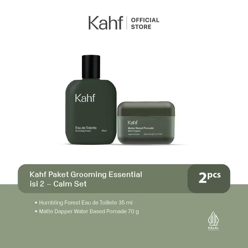 [LIMITED FRIDAY BLESSINGS EDITION] Kahf Grooming Duo - EDT & Hair Styling Set (35ml + Pomade + Powder)