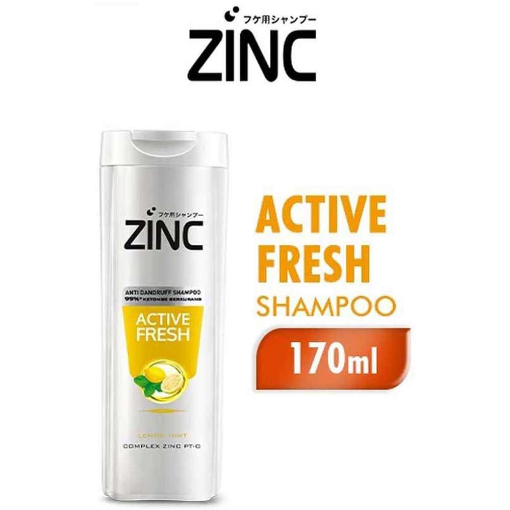 Zinc Anti-Dandruff Shampoo 170ml - Fresh Strong Flake-Free Hair Care Solutions for Various Hair Types & Issues