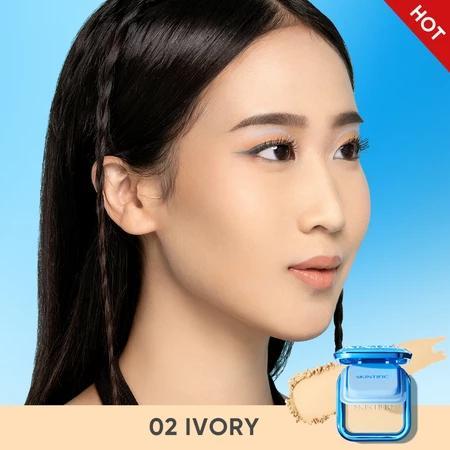 SKINTIFIC - Ultra Cover Powder Foundation 9g | Two Way Cake Pressed Powder Matte Original Compact Loose Powder Evens out color