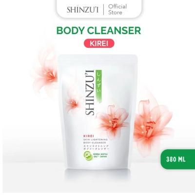 Shinzu’i Skin Lightening Body Wash – Kirei Refill 380ml | With Herba Matsu Oil & Natural Brightening Formula | Smooth, Radiant, and Fresh Skin Every Day