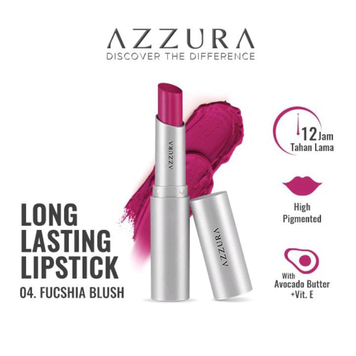 AZZURA Longlasting Lipstick 3gr 12 Jam Tahan Lama