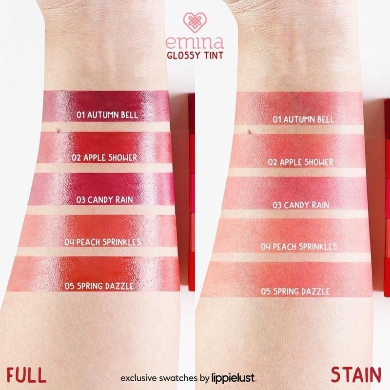 EMINA - Glossy Stain Lip Tint | Lightweight Long Lasting Lip Stain