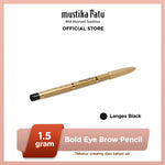 Beauty Queen Bold Eye Brow Pencil Langes Black Mustika Ratu pensil alis hitam