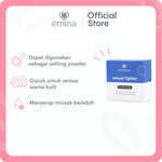 Emina Sebum Fighter Loose Powder 8 g - Bedak Tabur Translucent Matte, Kontrol Minyak