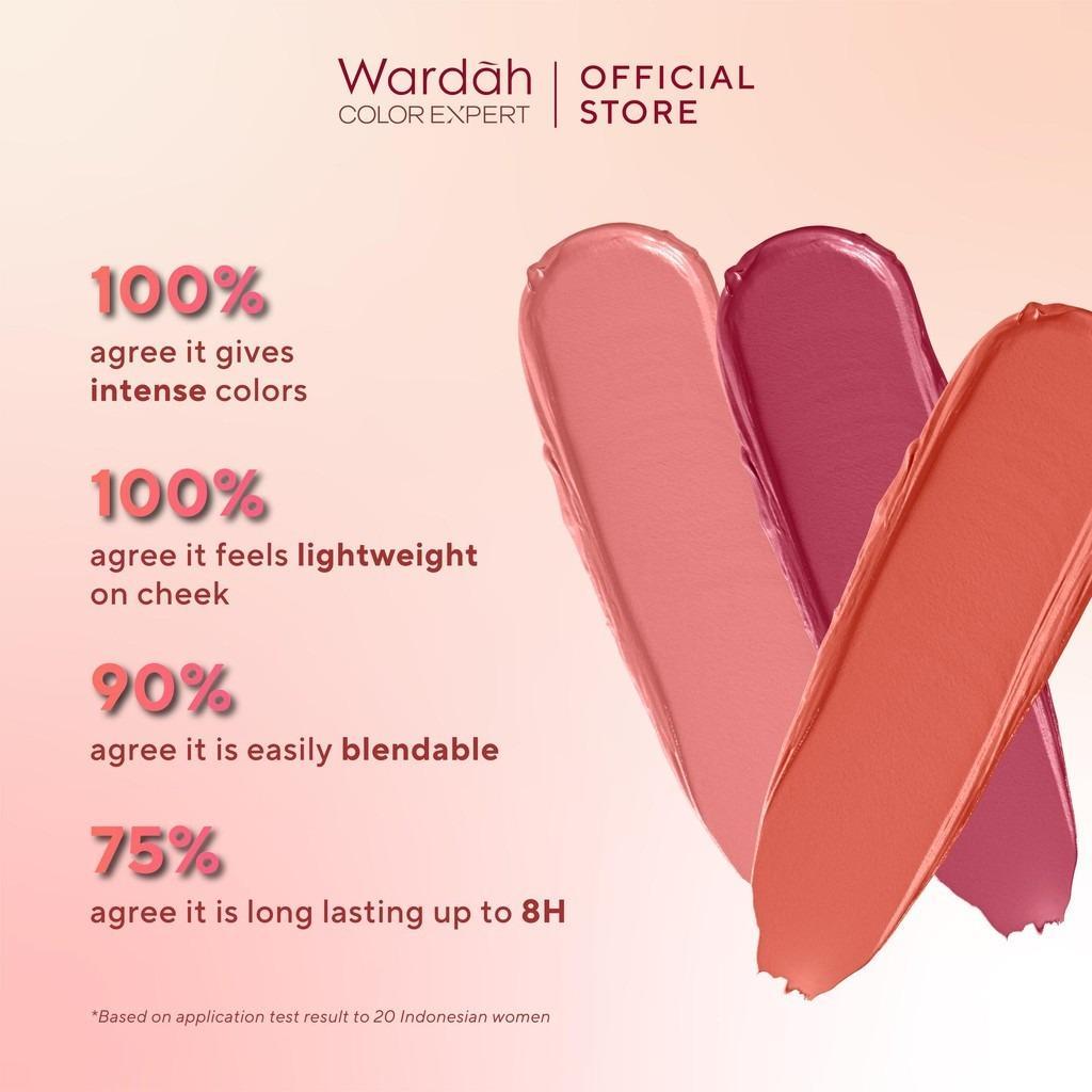 WARDAH Colorfit Cream Blush Make Up – Lightweight Creamy Liquid Blush for Natural Glow & Long-Lasting Flush