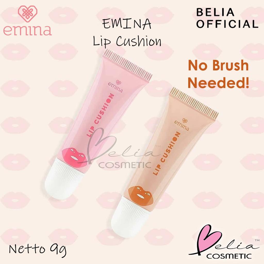 EMINA Lip Cushion 9g | Soft Blur Tint Finish | Lip Cream with Cushion Applicator | Serba Ada