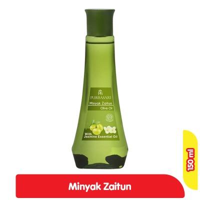 Purbasari Olive Oil – 150ml | Deep Moisturizing Natural Body Oil with Vitamin E | Softens, Nourishes & Restores Skin Glow | Herbal Beauty from Indonesia