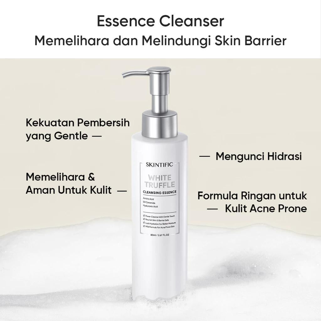 Skintific White Truffle Cleansing Essence 80ml – Brightening & Hydrating Cleanser