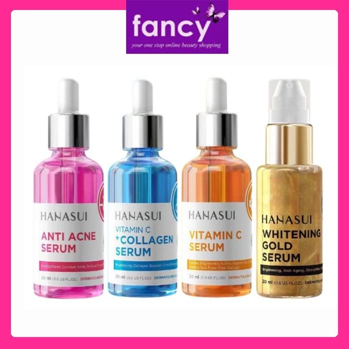 HANASUI Serum Gold Whitening Vitamin C Collagen Anti Acne BPOM for Radiant Skin Care