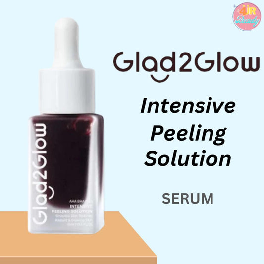 [Ready Stock] Glad2Glow Peeling Solution 15ml | Intensive AHA BHA PHA Exfoliating & Brightening Face Serum