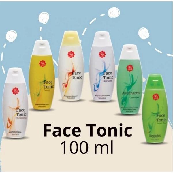 Viva Face Tonic Green Tea 100ml / Bengkoang / Spirulina / Lemon / Normal / Cucumber