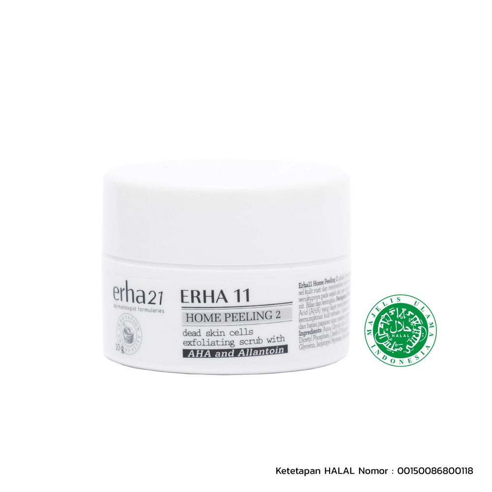 ERHA 11 Home Peeling 2 with AHA & Allantoin 10g - Krim Peeling Tahap 2