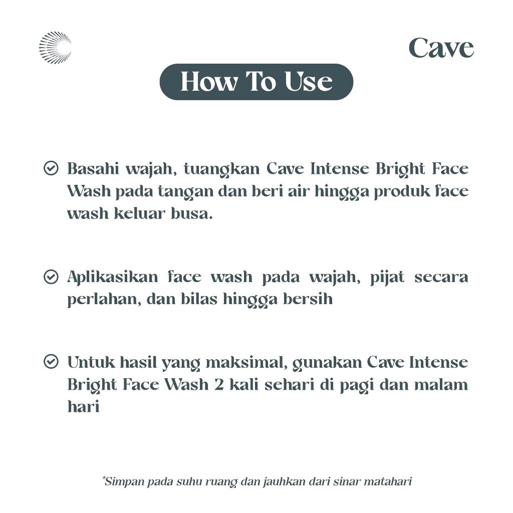 Cave Intense Brightening Face Wash for Men - Get a Brighter Look