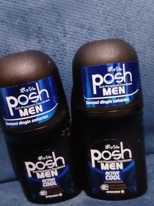 Posh Men Active Cool Roll-On Deodorant 50ml – Icy Freshness & Long-Lasting Odor Control for Active Men