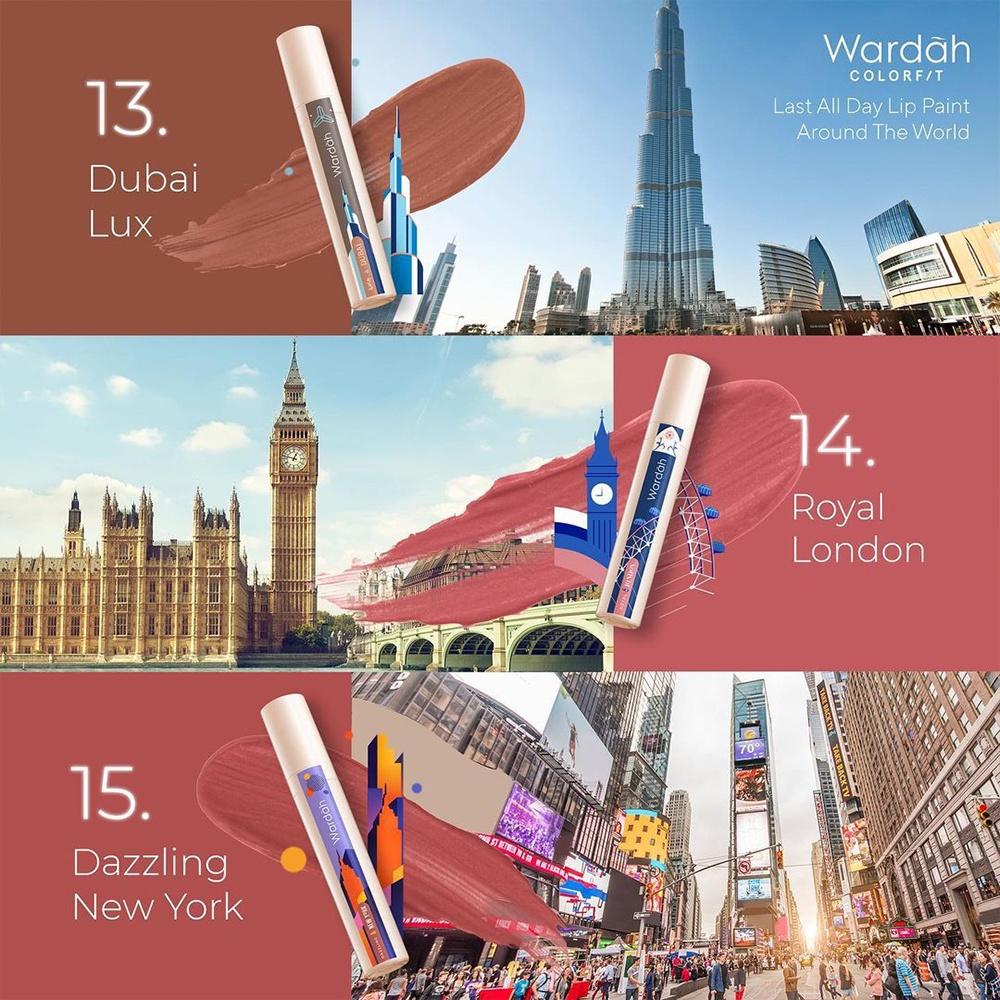 Wardah Last All Day Lip Paint 4.2g – Bold Matte, All-Day Wear