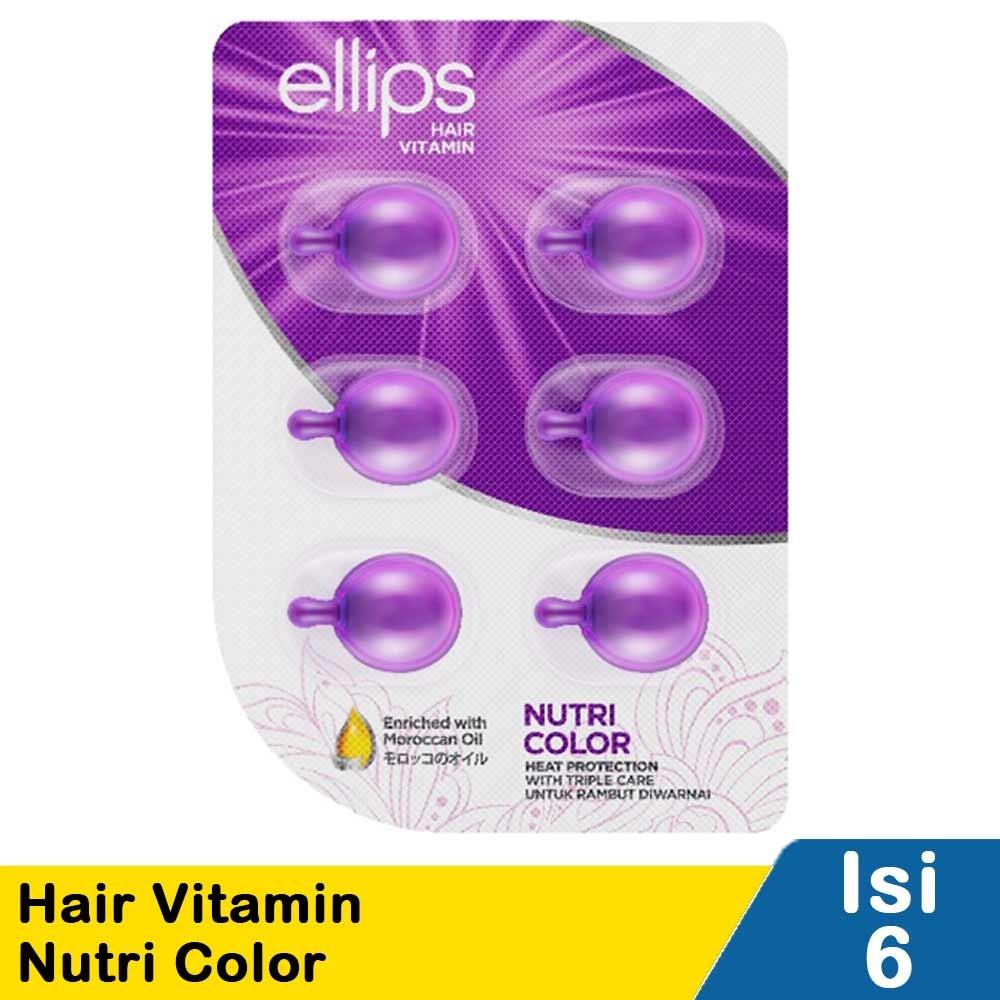 Ellips Pro-Keratin Hair Vitamin Silky Black 6x1ml – Deep Nourishment for Dark, Shiny & Smooth Hair