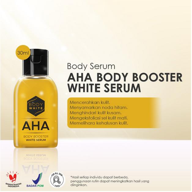 Body White AHA Body Booster White Serum 30ml – Brightening & Moisturizing Body Serum