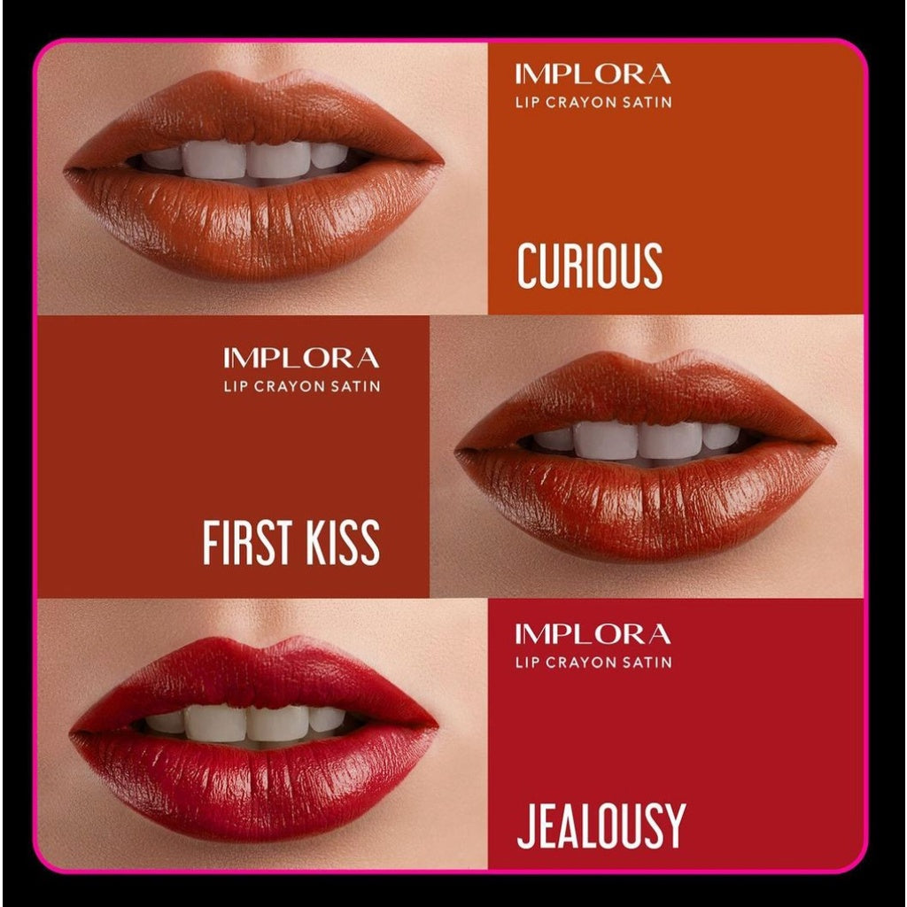 Implora Lip Velvet + Lip Crayon Satin