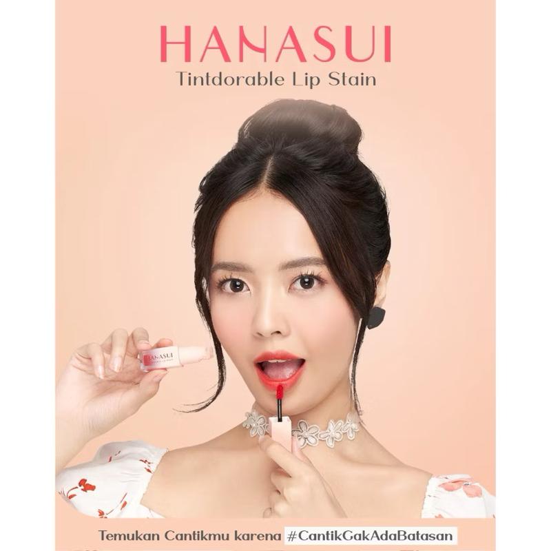 HANASUI Tintdorable Aqua Jelly Lip Stain – Transferproof Glow Tint Lipstick