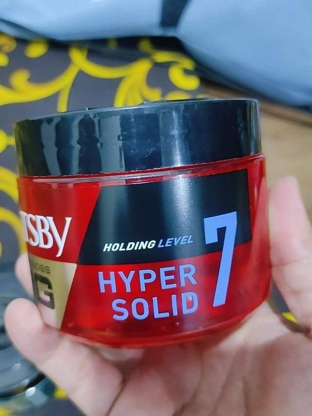 Gatsby Water Gloss Hyper Solid 75g – Ultra Strong Wet Look Hold for Sharp, Lasting Style