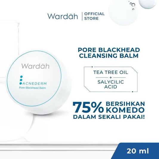 Wardah Acnederm Blackhead Balm with Tea Tree Power – Deep Pore Cleanser & Acne Fighter for Glowing Skin