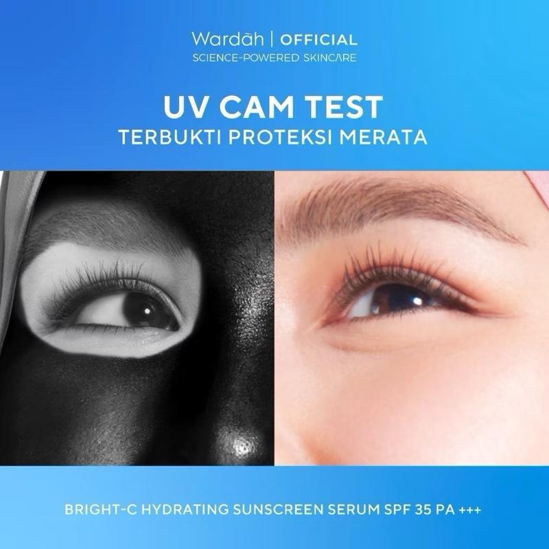 Wardah UV Shield Bright-C Hydrating Sunscreen Serum SPF 35 PA+++ with Vitamin C & Niacinamide for Radiant Skin Protection