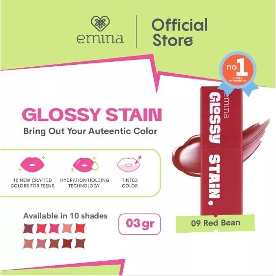 EMINA - Glossy Stain Lip Tint | Lightweight Long Lasting Lip Stain