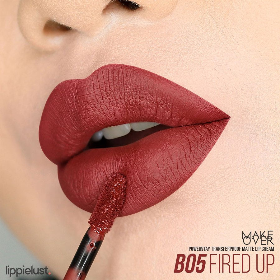 Make Over Powerstay Matte Lip Cream  | Tahan Lama & Transferproof | Lipstik Matte Terbaik 2025