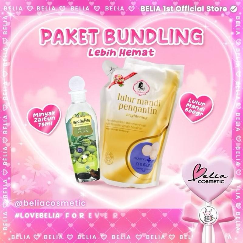 Bridal Glow Bundle: Purbasari Scrub 500gr & Mustika Ratu Olive Oil 75ml