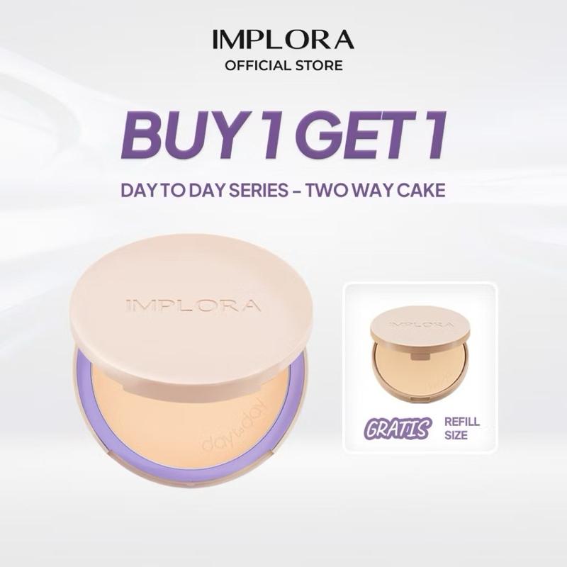 Implora GlowVeil Duo Matte Compact ~ Your Everyday Skin-Perfecting Powder