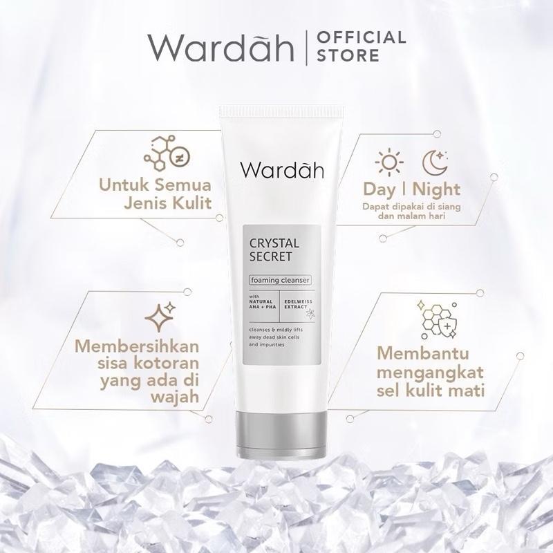 CrystalGlow Bright Foaming Cleanser by Wardah – 100ml