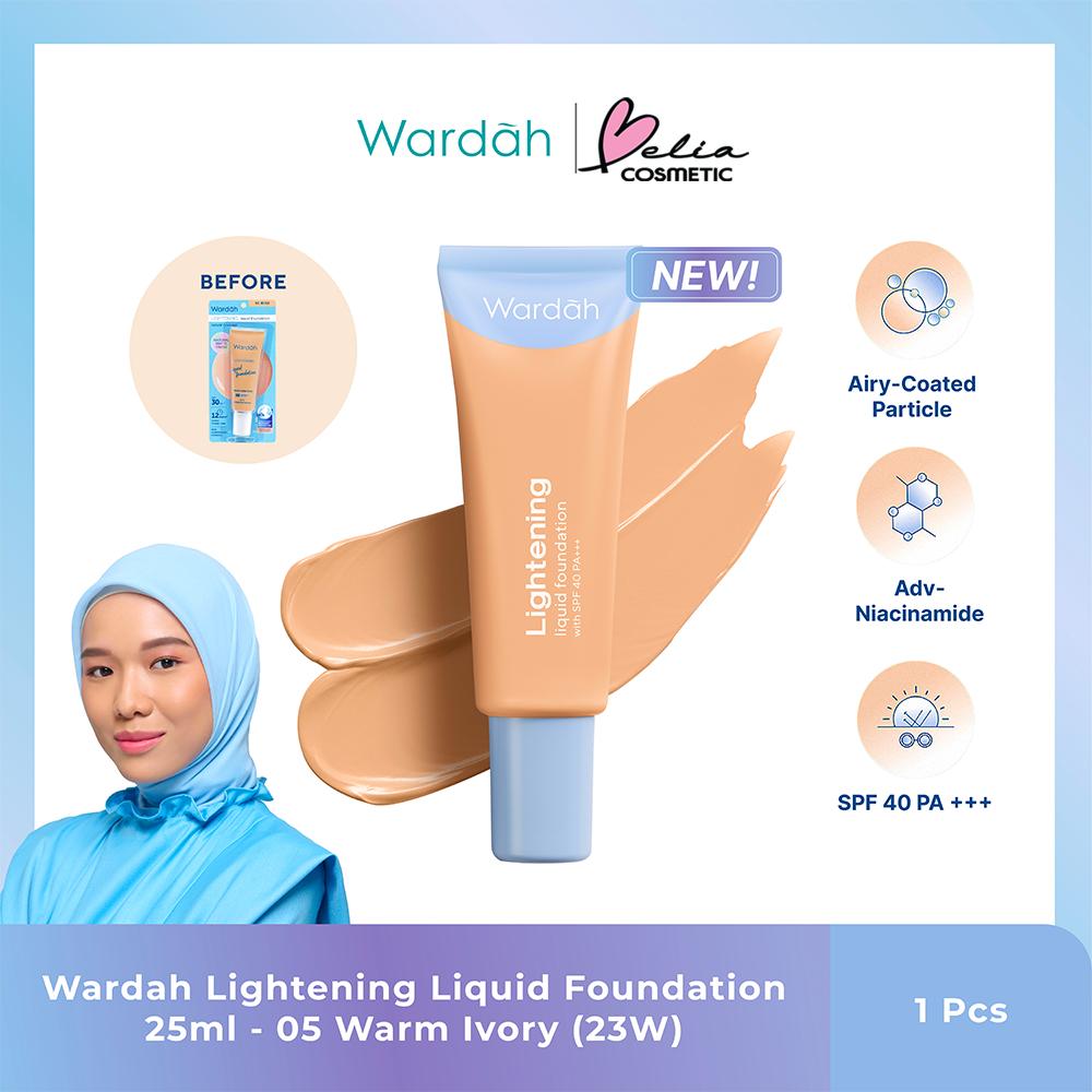 Wardah Lightening Foundation – Halal & BPOM Safe Bright & Light -  Only at Serba Ada!