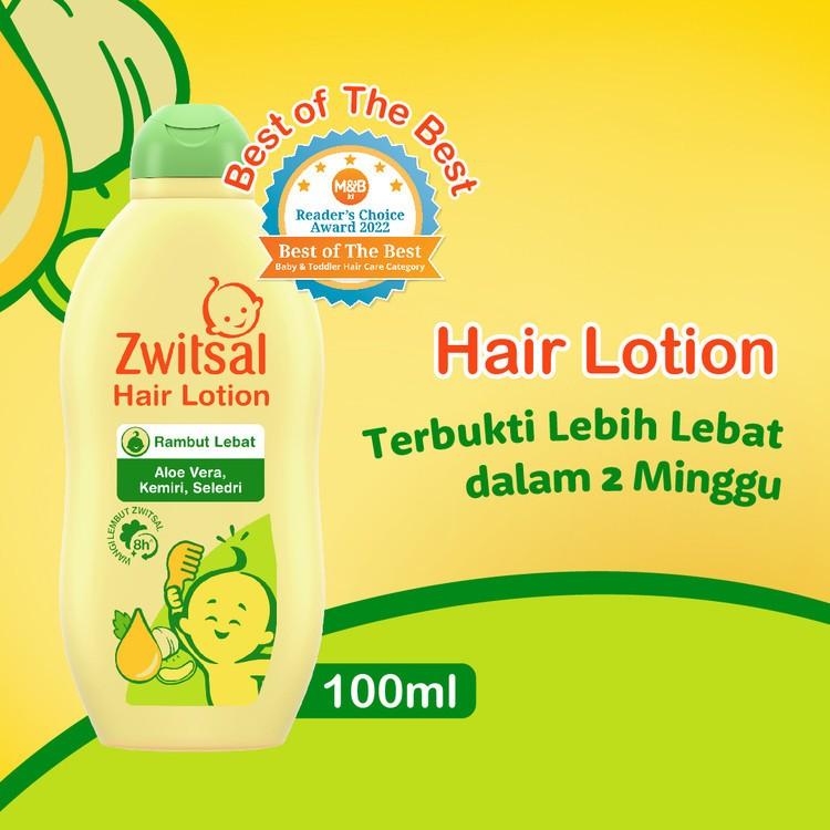 Zwitsal Hair Lotion Aloe Vera Kemiri Seledri 100 Ml Pelebat Penyubur Rambut Bayi