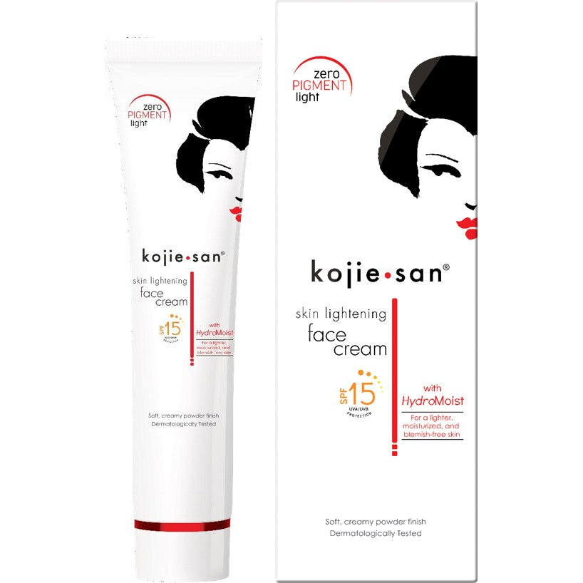 KOJIE SAN Skin Lightening Face Cream SPF15 UVA/UVA Protection w/ Hydromoist 22gr