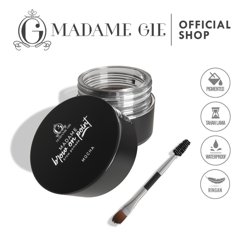 Madame Gie Madame Brow On Point – Make Up Eyebrow Pomade Cream Pensil Alis Water proof