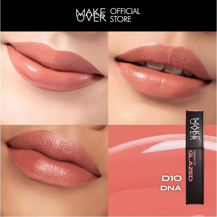 MAKE OVER Powerstay GLAZED LOCK LIP PIGMENT NEW! Lip Gloss yang Transferproof