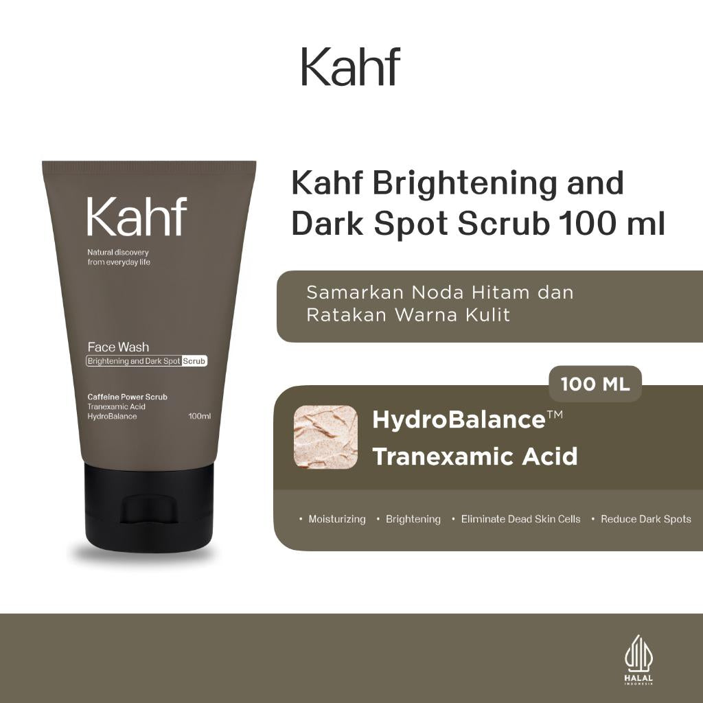 KAHF Face Wash 100 ml Energizing & Brightening / Oil & Acne / Oil & Comedo / Scrub / Acne Pore Cleanse Scrub NEW